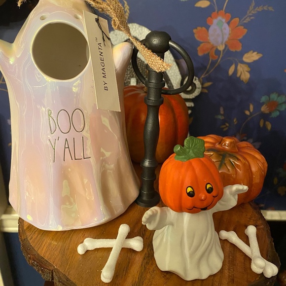 Rae Dunn Artisan Collection By Magenta 5x8 Boo Y'all Ghost Birdhouse - Picture 7 of 7